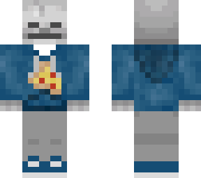pizza skeleton