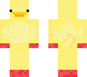 pj duck with neck face.