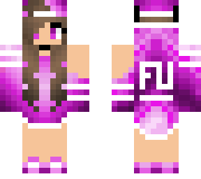 purple and pink wolf girl