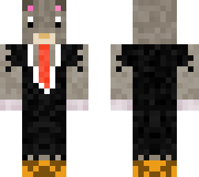 puss in ripped suit