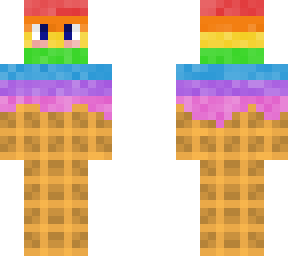 rainbow pride ice cream