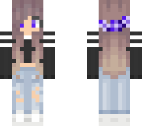 skin girl purple part 2