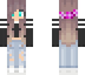 skin girl rosa trkis part 4