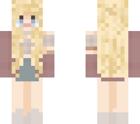sporty blonde girl