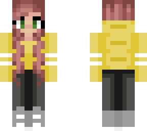 sporty red hair girl