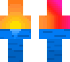 sun set pixel art