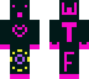 wtf! pink and black