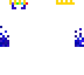 a fire ball hand with crown