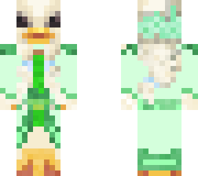 angry pretty duck
