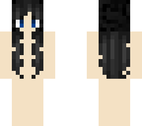 black hair and bangs base
