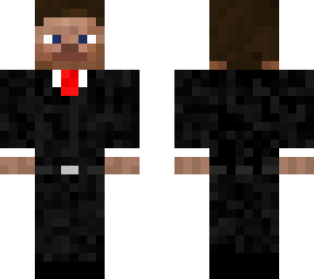 black suit steve (red tie)