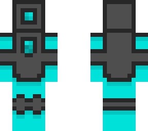 blue armoured robot