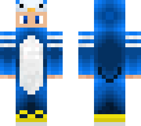 blue penguin onesie
