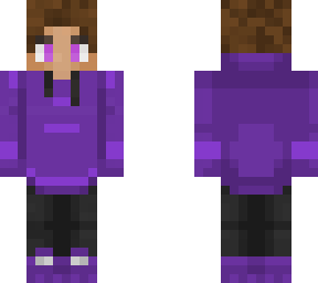 brown haired purpled