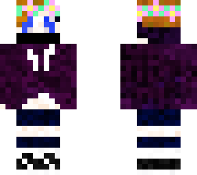 flower headband girl with sweatshirt