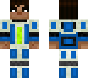 jesse blue armored(a skin for my cosin indiani)