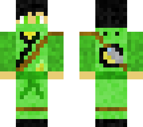 ninjago custom green ninja (shoulder armor)