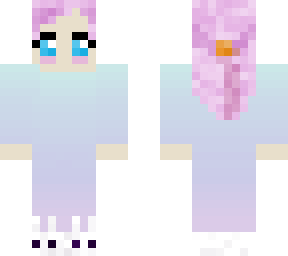 pastel galaxy pajamas girl