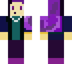 purple girl: