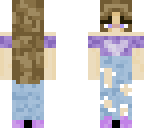 purple shirt girl