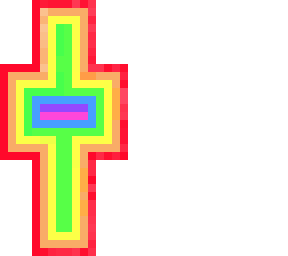 rainbow skin