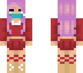 red w/ mask