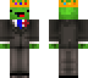 tuxedo turtle with crown