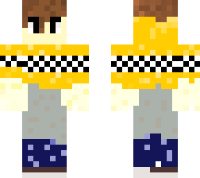 young man with chess shirt.