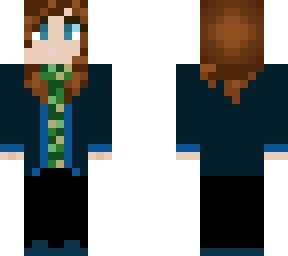 antisocial girl w/ blue sweater and camo shirt