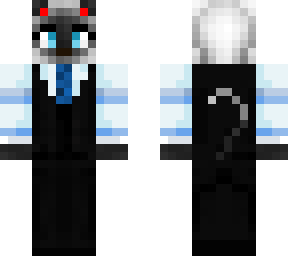 bartender cat(with blue tie)