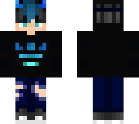 blue and black