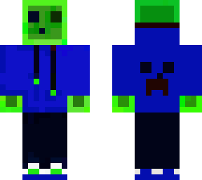 blue hoodie slime