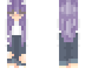 cute purple demon girl