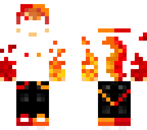 fox skin red and orange with closed hoodie and mask