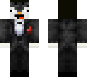 improved penguin in a tux