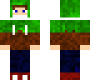 minecraft hoodie w/ hood and doctor mask