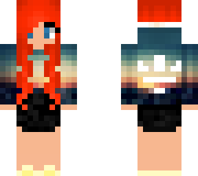 sunset hoodie - redhead version