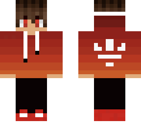 teen boy with red hoodie