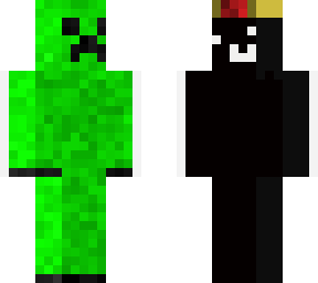 The Creeper Peepers Alliance (Creeper And Error) | Minecraft Skin