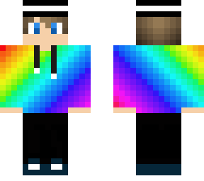 3d rainbow sweatshirt w/ fadora