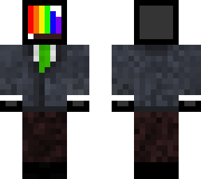basic tv head w/ suit (green tie)