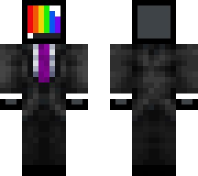 basic tv head w/ suit (purple tie)
