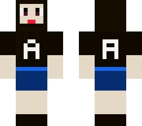 black shirt person (for people starting with a)