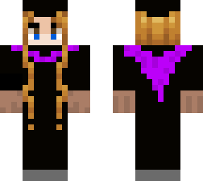 blonde graduation gown