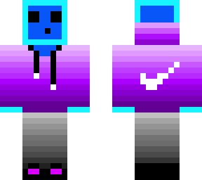 blue hooded slime