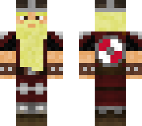 danish viking with shield