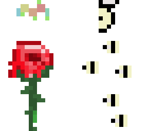 flowers in fall?? *for a pixal art contest made by my minecraft daughter!! >w<