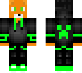 fox with creeper hoodie