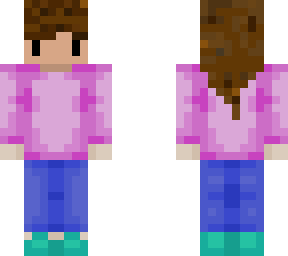 girl with pink shirt