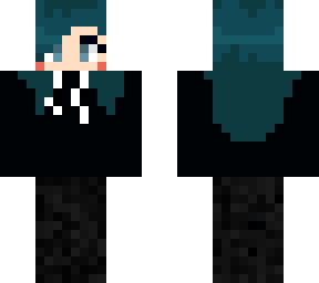 green haired girl